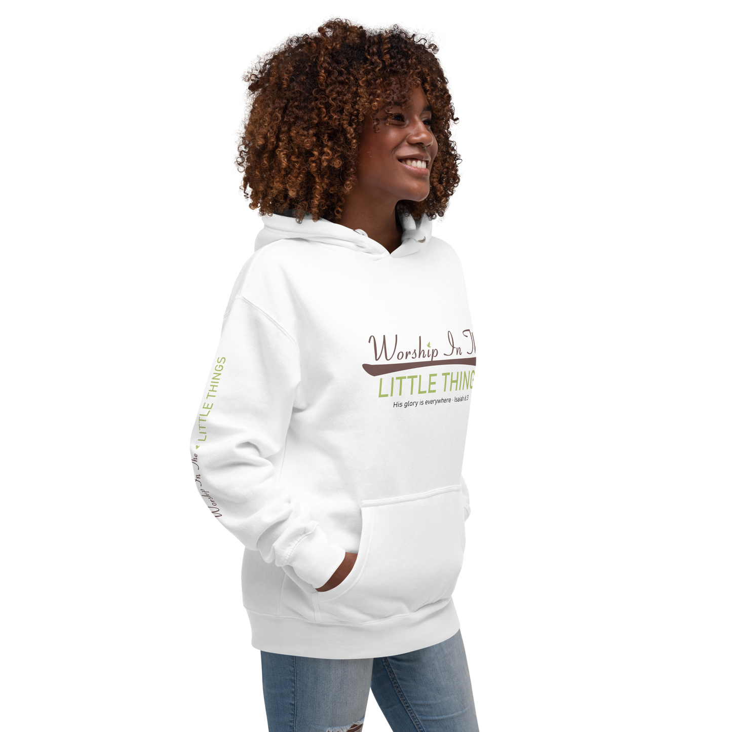 Worship In The Little Things™ Hoodie – Faith-Based Christian Apparel | Unisex Fit