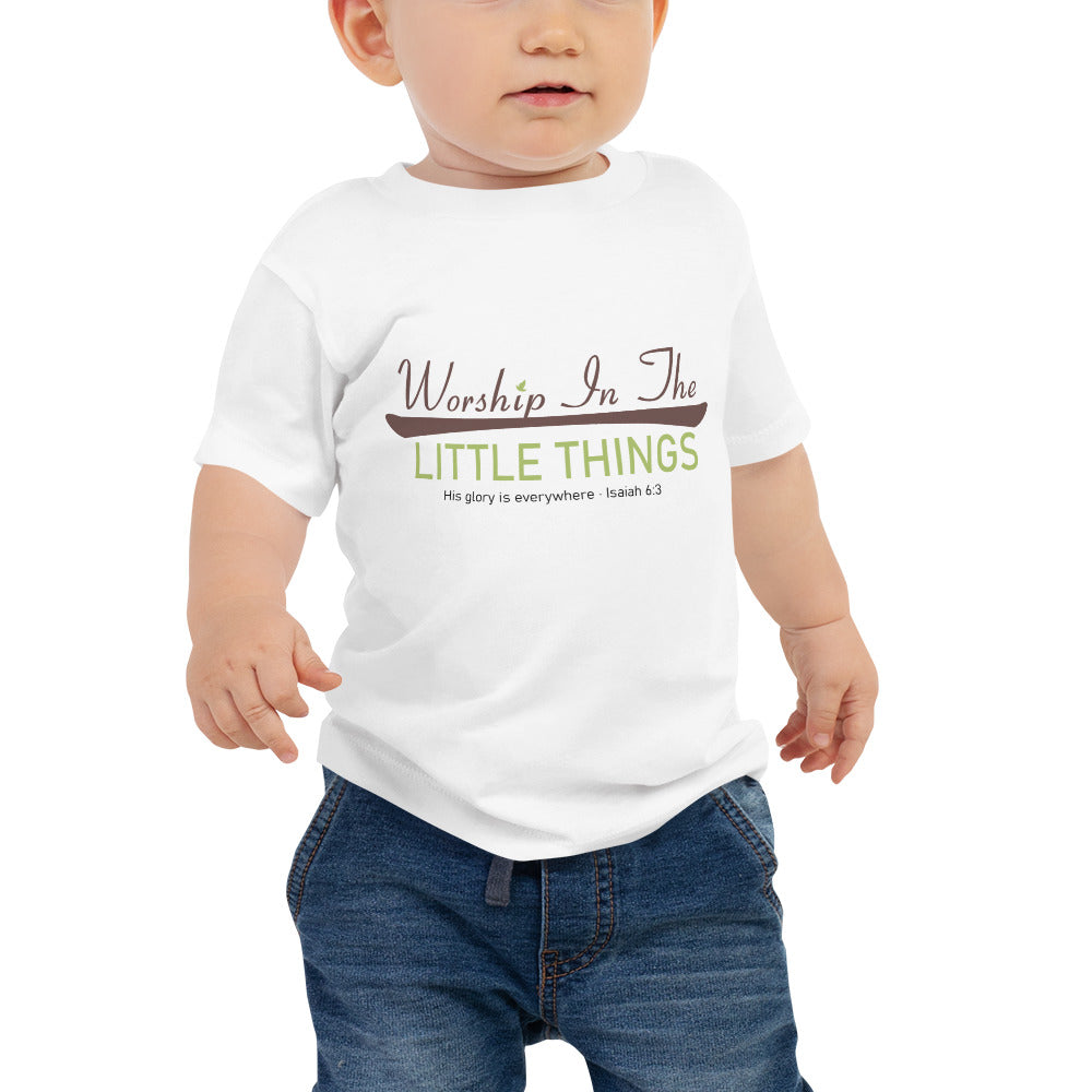 Worship In The Little Things Baby Jersey Short Sleeve Tee