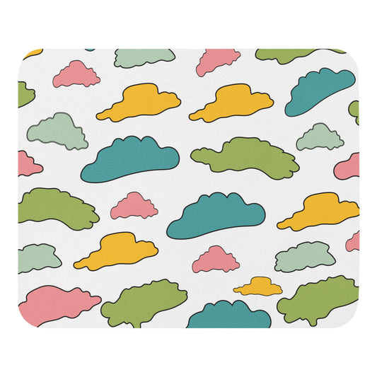 Rainbow Cloud Mouse pad